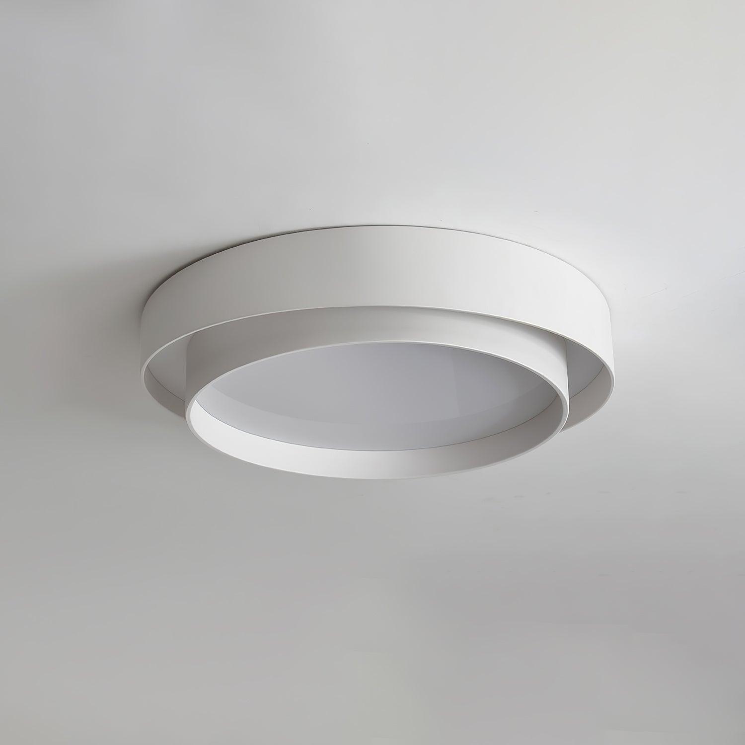 Válcové stropní světlo s LED, železné a akrylové, 40/50/60 cm, 3000K-6000K stmívatelné | Temsk