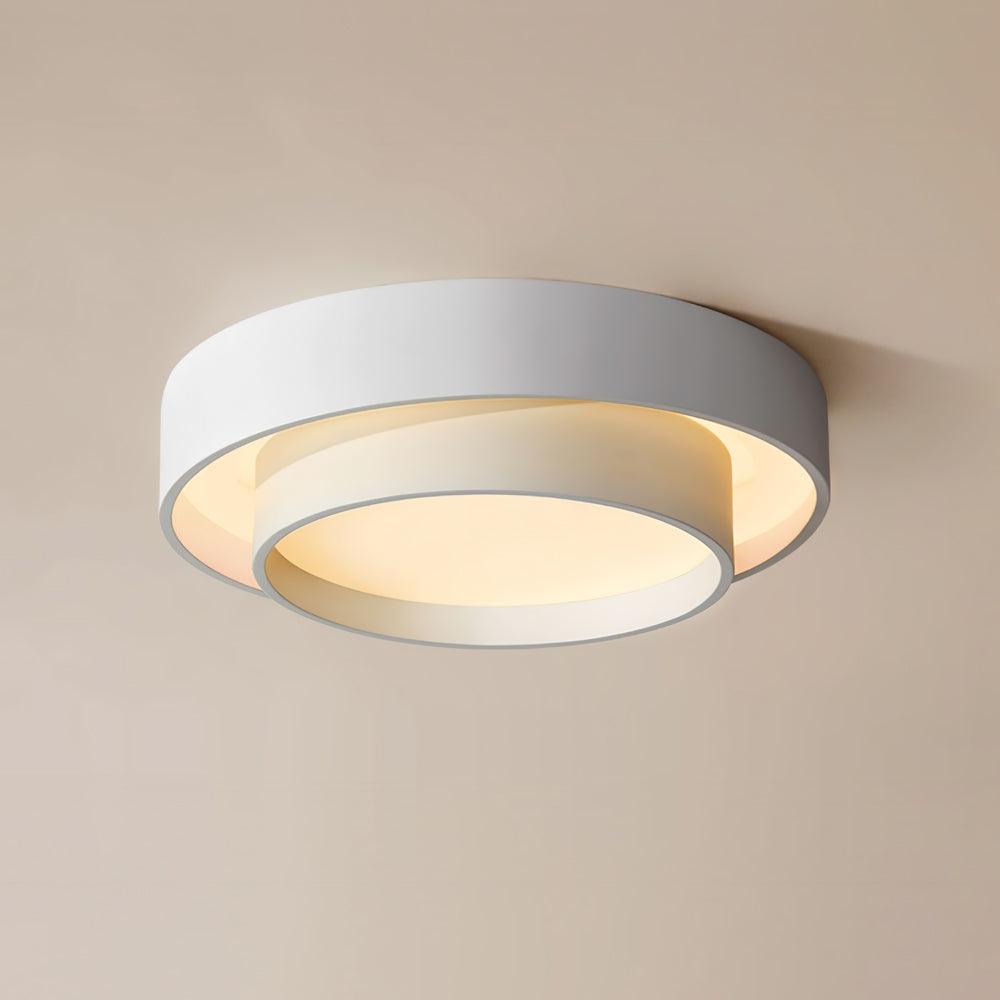 Válcové stropní světlo s LED, železné a akrylové, 40/50/60 cm, 3000K-6000K stmívatelné | Temsk
