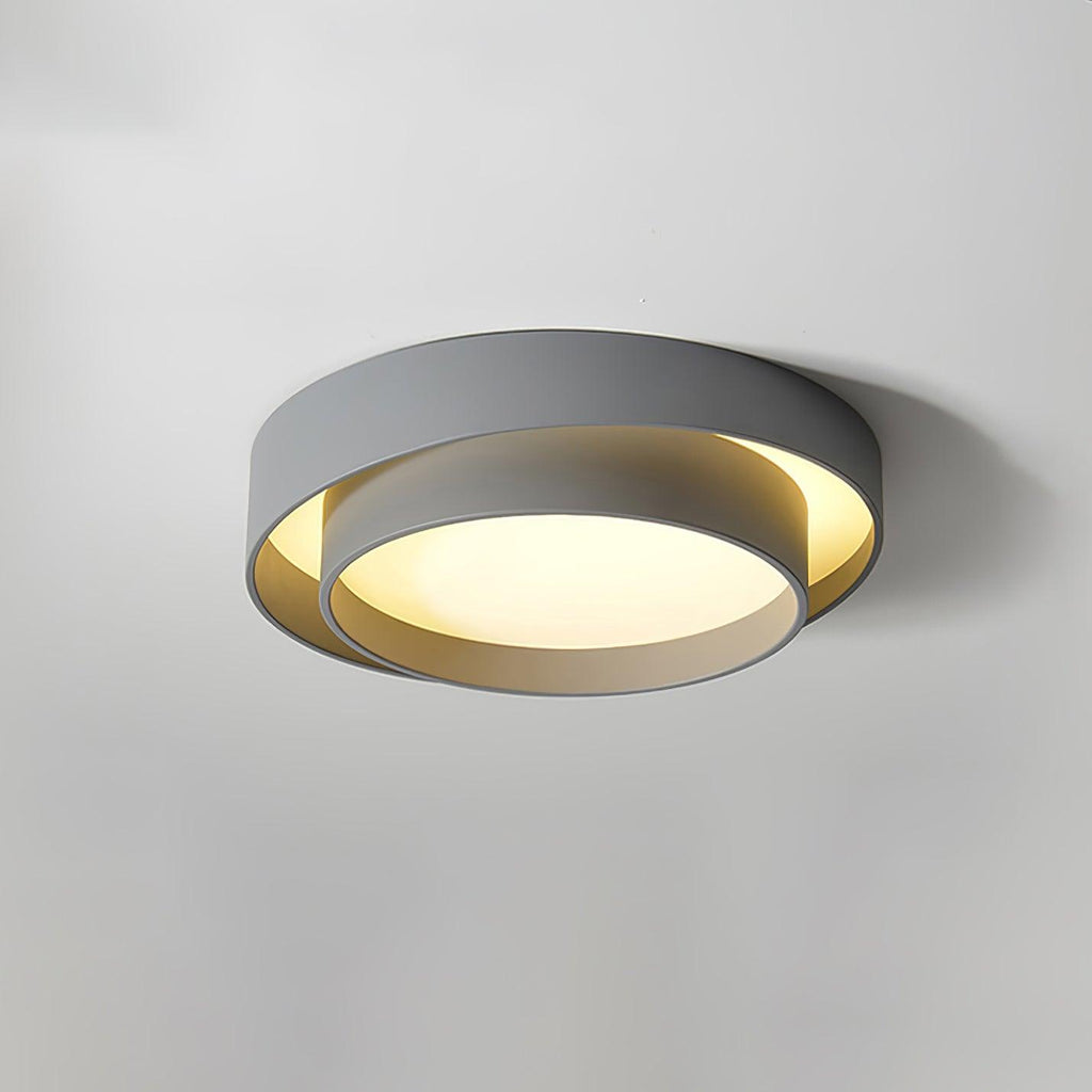 Válcové stropní světlo s LED, železné a akrylové, 40/50/60 cm, 3000K-6000K stmívatelné | Temsk