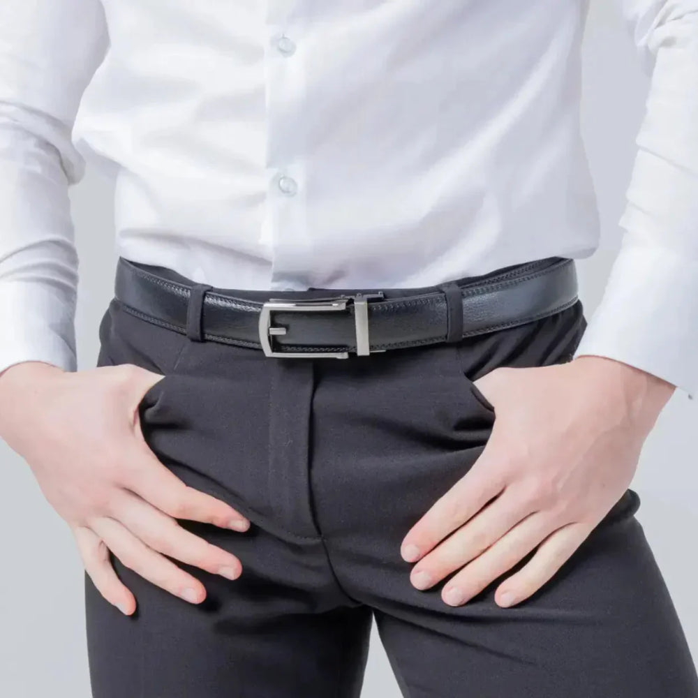 Herren Gürtel mit verstellbarer Ratschen-Schnalle für Freizeit und formelle Anlässe | Temsk