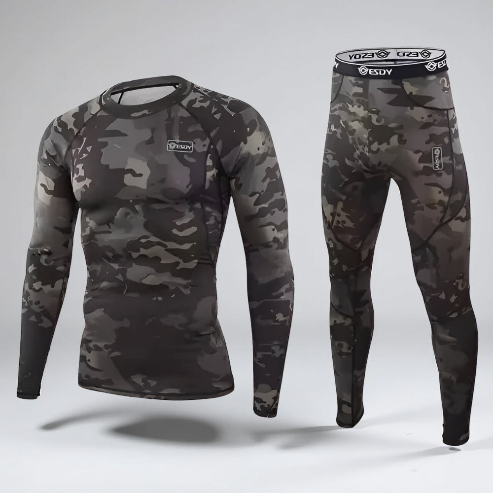 Herren Winter-Baselayer-Set mit langem Unterhemd und Hose | Temsk