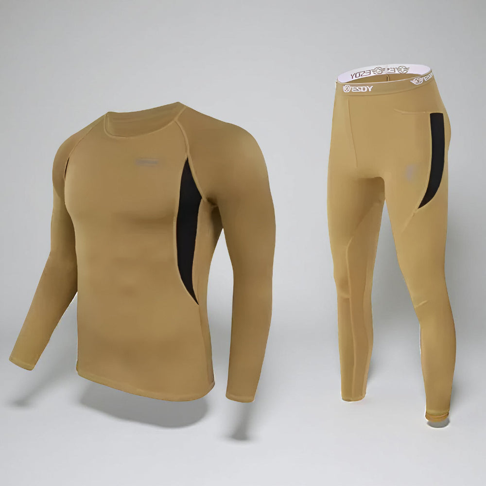 Herren Winter-Baselayer-Set mit langem Unterhemd und Hose | Temsk