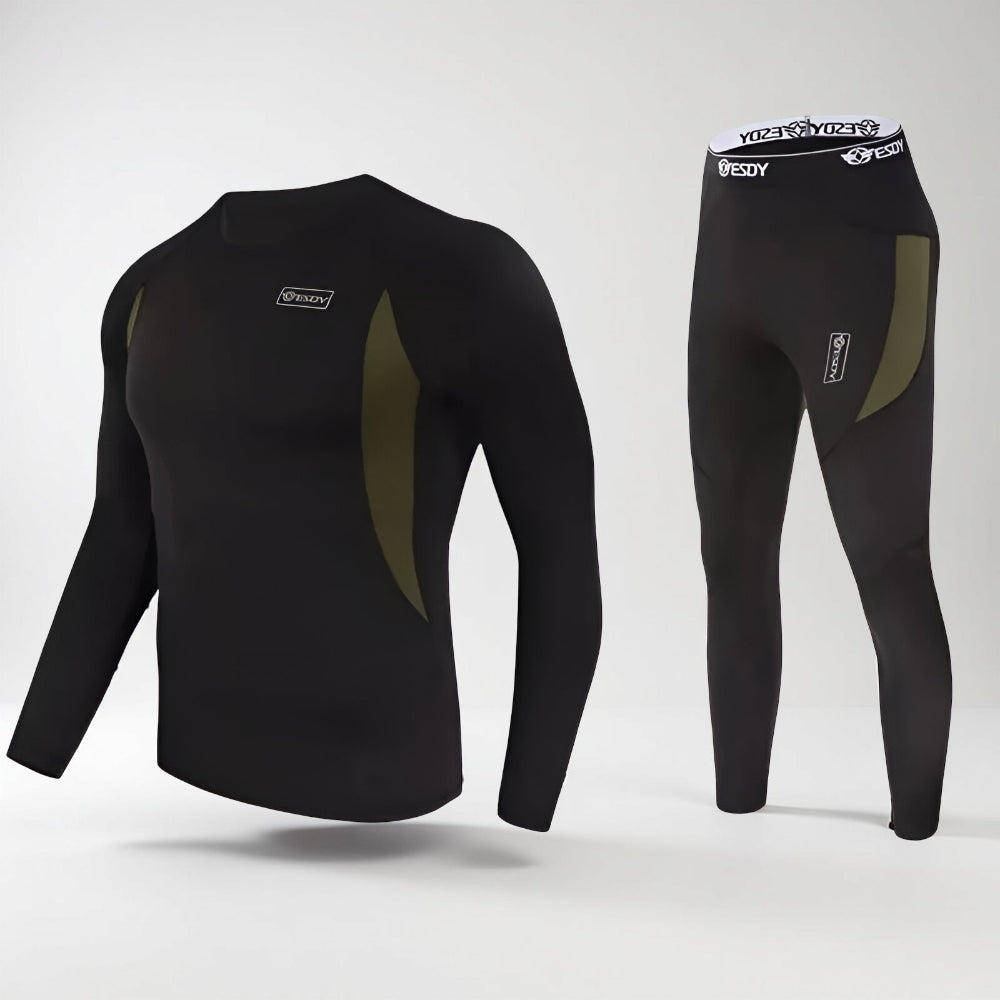 Herren Winter-Baselayer-Set mit langem Unterhemd und Hose | Temsk