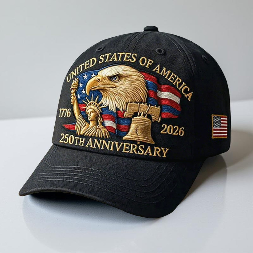 Men's Baseball Cap For Veterans With Embroidered Eagle | Temsk