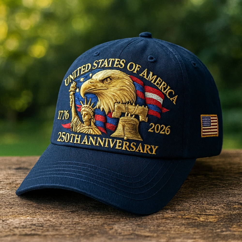 Men's Baseball Cap For Veterans With Embroidered Eagle | Temsk