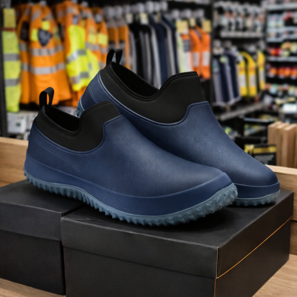 Men's Slip On Work Shoes With Non Slip Traction For Job Sites | Temsk