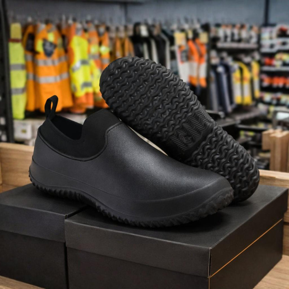 Men's Slip On Work Shoes With Non Slip Traction For Job Sites | Temsk