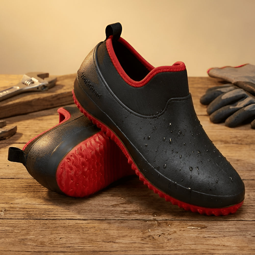 Men's Slip On Work Shoes With Non Slip Traction For Job Sites | Temsk