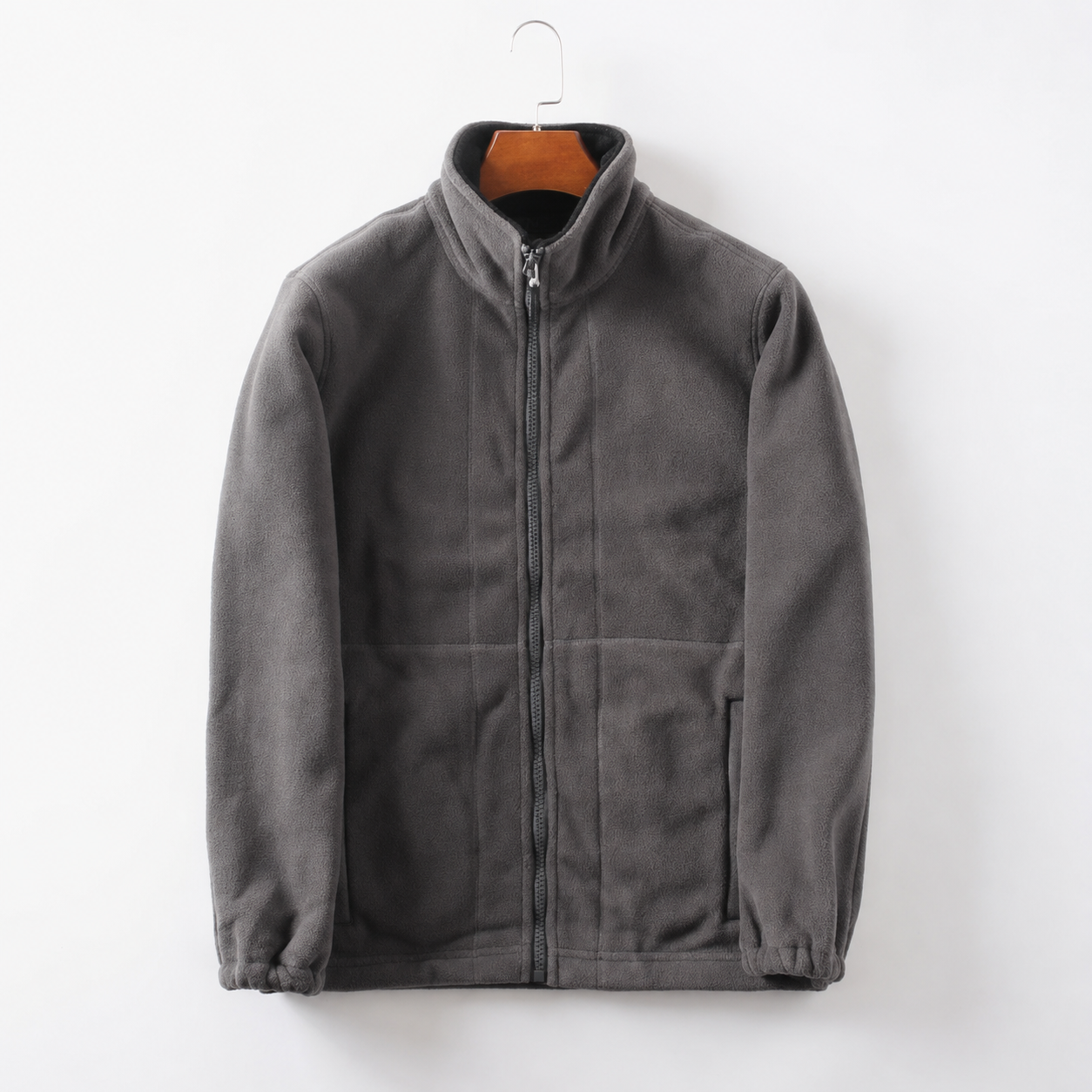Herren-Outdoorjacke mit Reißverschluss und Stehkragen, lässige Alltagskleidung | Temsk