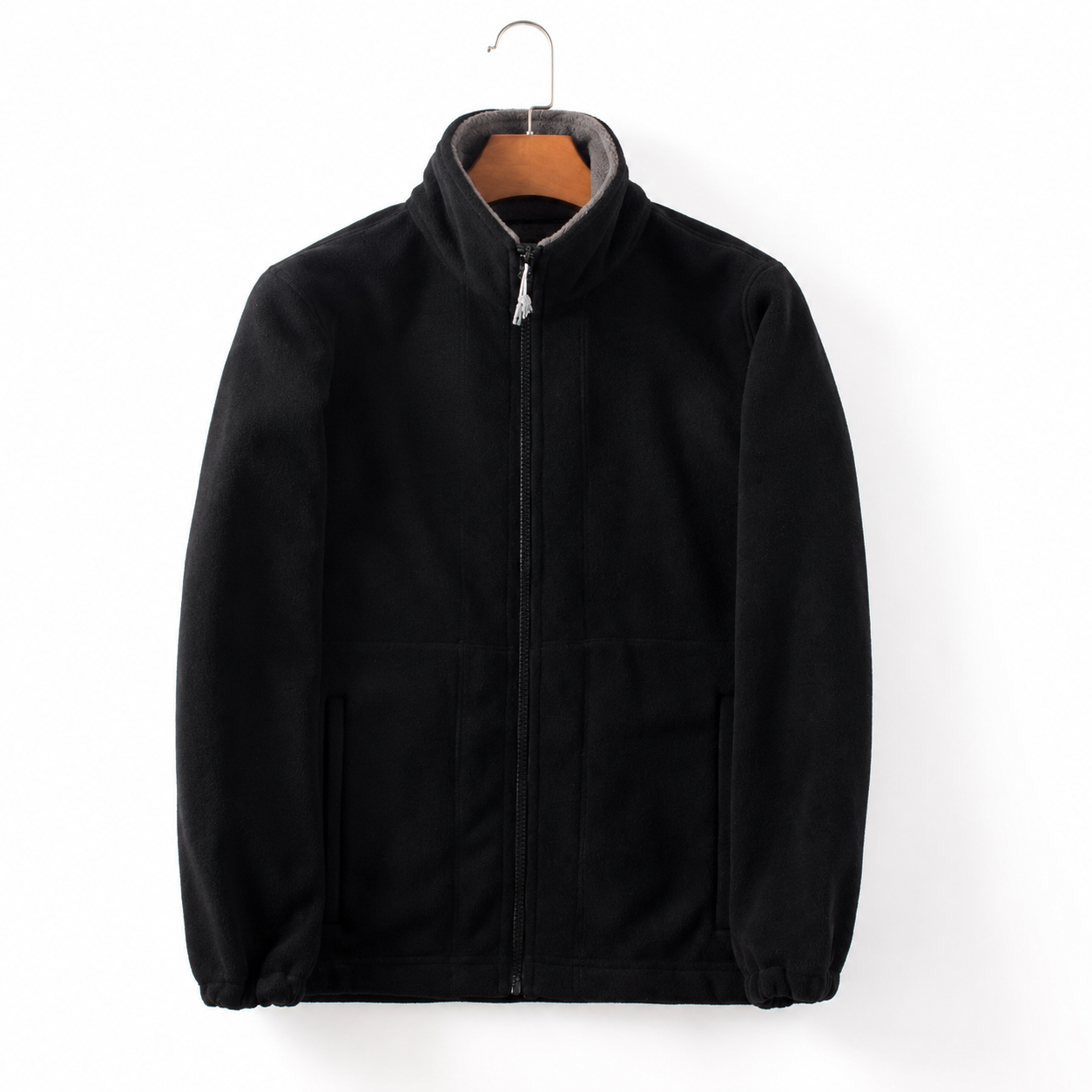 Herren-Outdoorjacke mit Reißverschluss und Stehkragen, lässige Alltagskleidung | Temsk