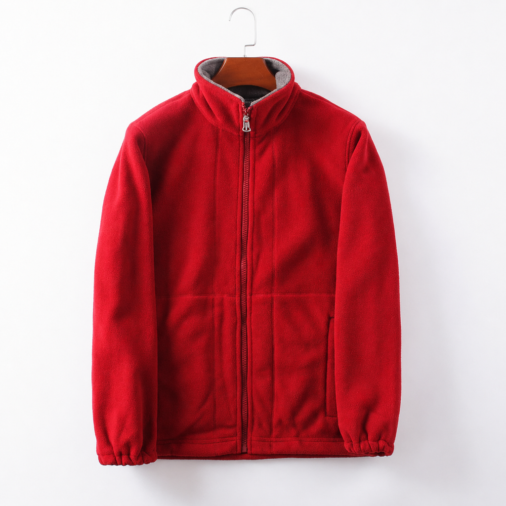 Herren-Outdoorjacke mit Reißverschluss und Stehkragen, lässige Alltagskleidung | Temsk