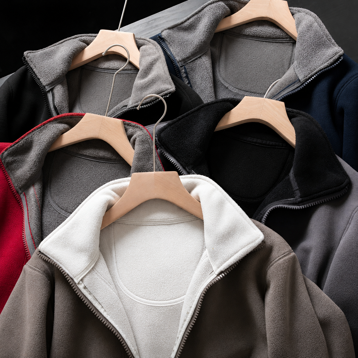 Herren-Outdoorjacke mit Reißverschluss und Stehkragen, lässige Alltagskleidung | Temsk