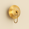 LumenAura Elegant Warm Metallic Wall Sconce Light Fixture | Temsk