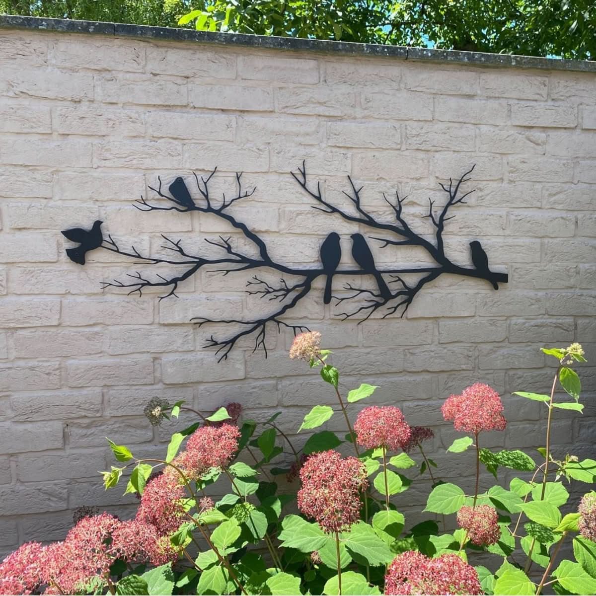 FeatherNest Metal Wall Art With Birds For Elegant Living | Temsk