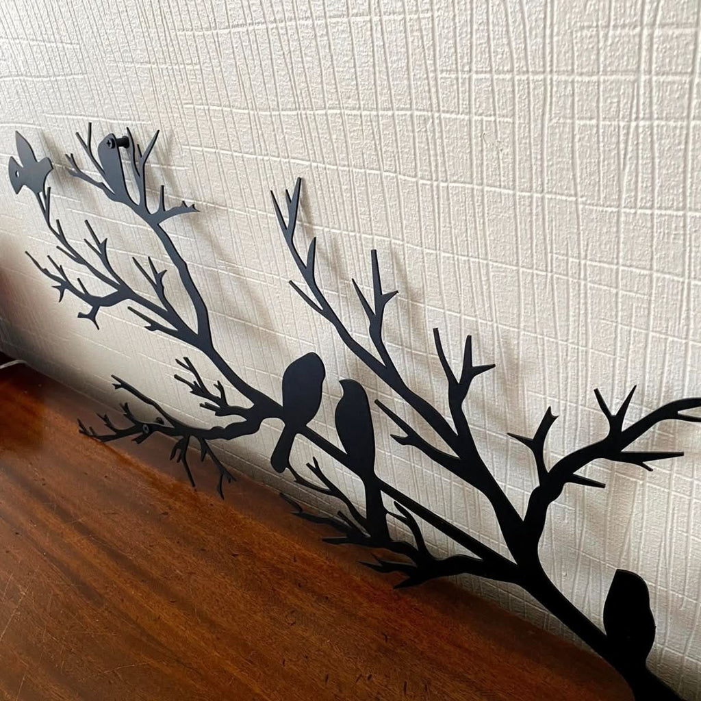 FeatherNest Metal Wall Art With Birds For Elegant Living | Temsk