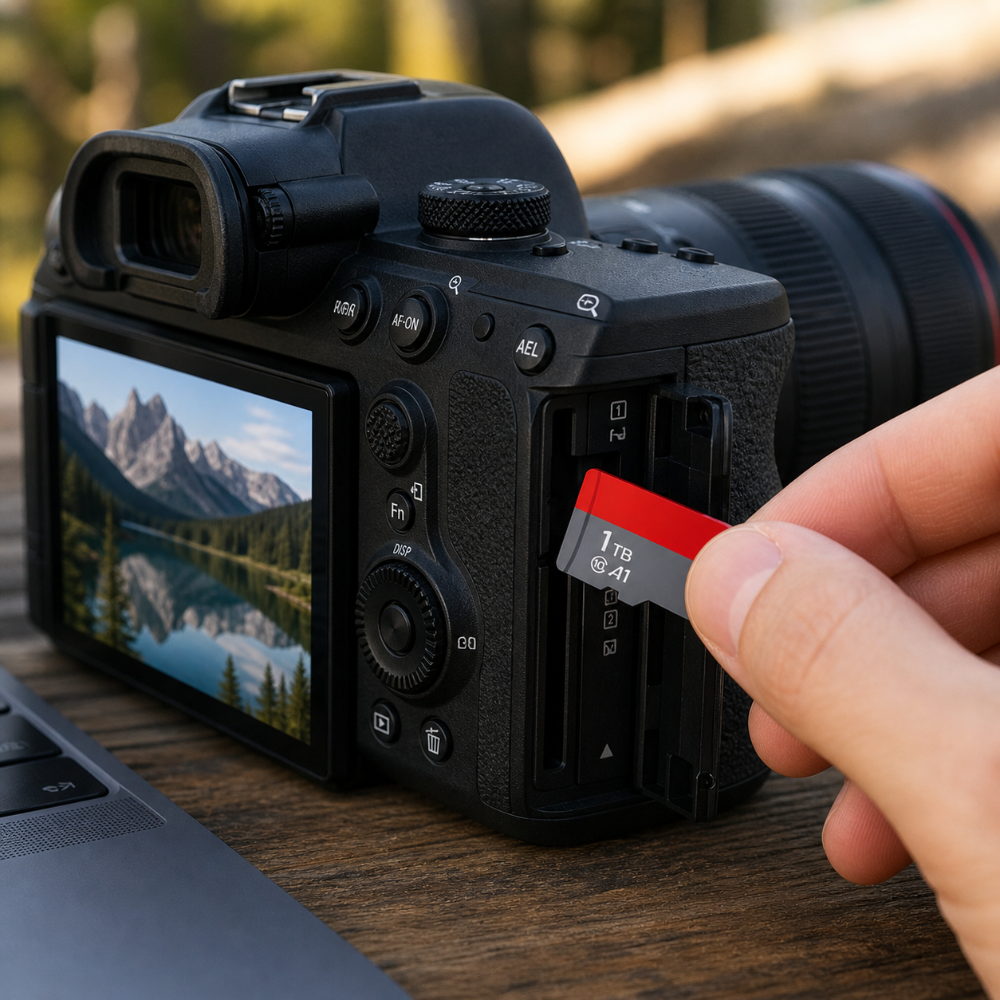 1TB High Speed MicroSD Card With Adapter For Cameras And Phones | Temsk