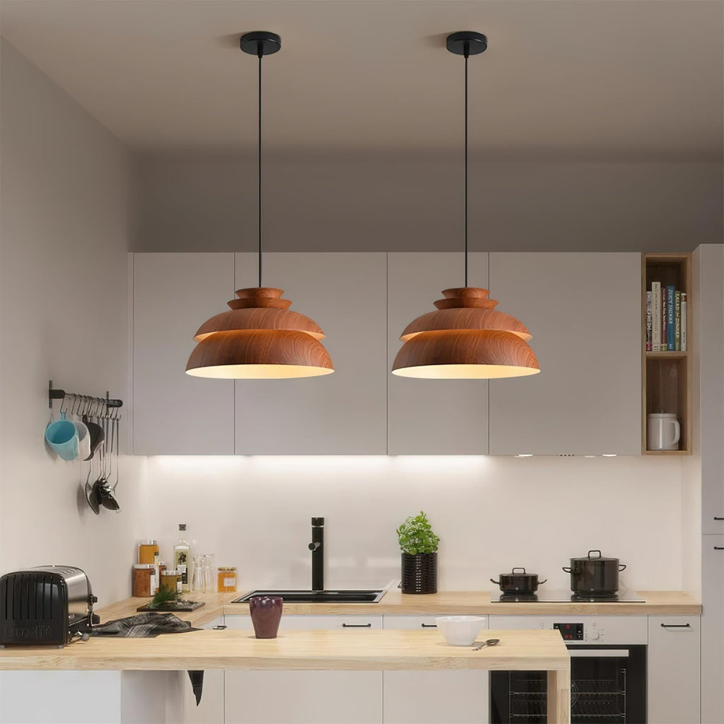 Solara Radiant Pendant Light With Nature Inspired Silhouette | Snurv | Temsk