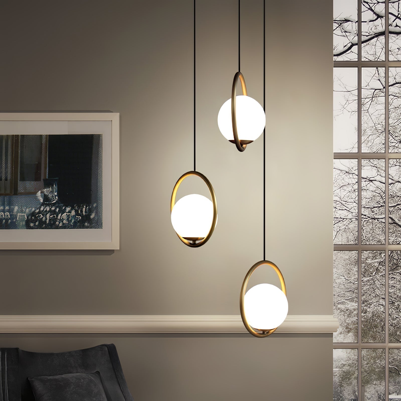 Astraea Modern Pendant Lamp for Elegant Living Spaces | Snurv | Temsk