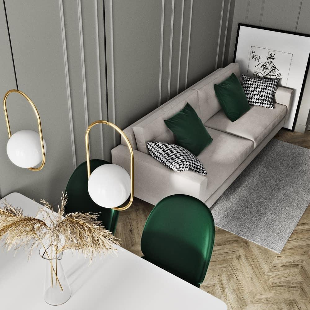Astraea Modern Pendant Lamp for Elegant Living Spaces | Snurv | Temsk