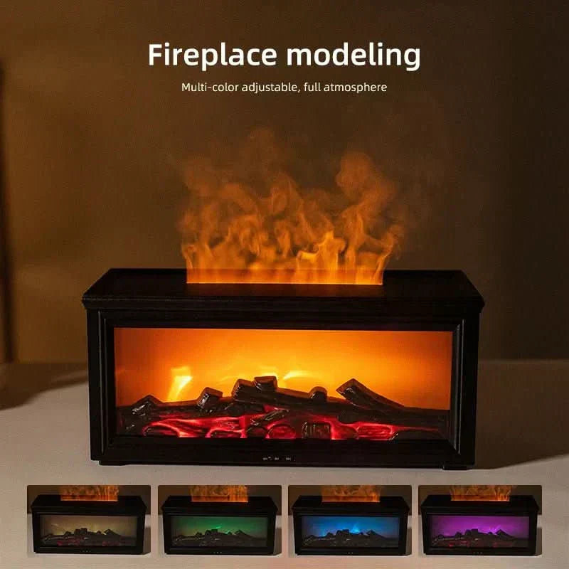 LumaFlare Aromatherapy Fire Pit Diffuser With Seven Colors | Temsk