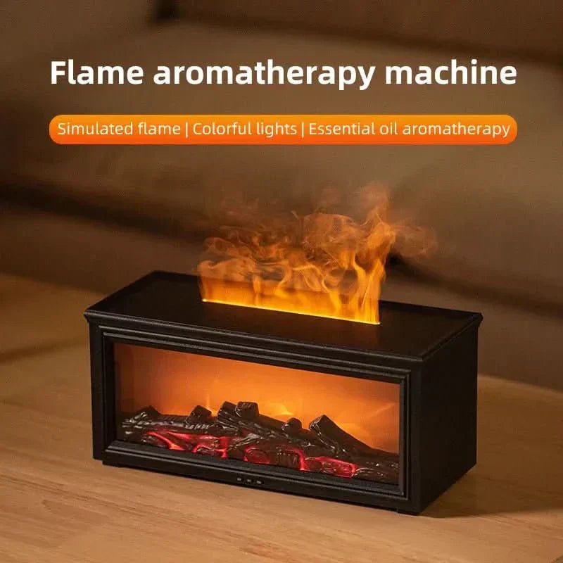 LumaFlare Aromatherapy Fire Pit Diffuser With Seven Colors | Temsk