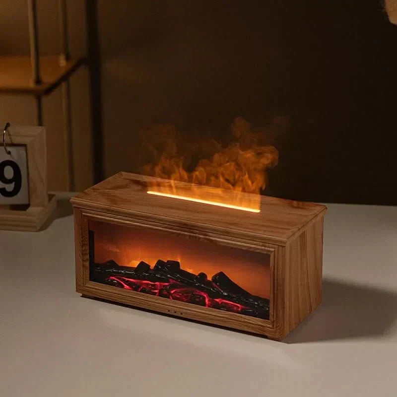 LumaFlare Aromatherapy Fire Pit Diffuser With Seven Colors | Temsk