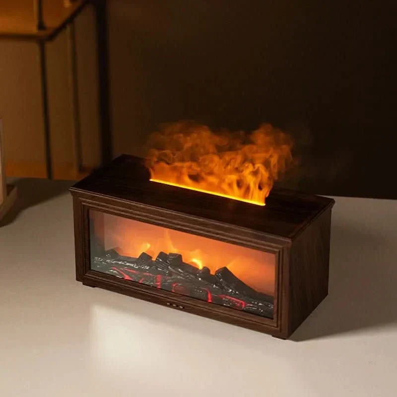 LumaFlare Aromatherapy Fire Pit Diffuser With Seven Colors | Temsk