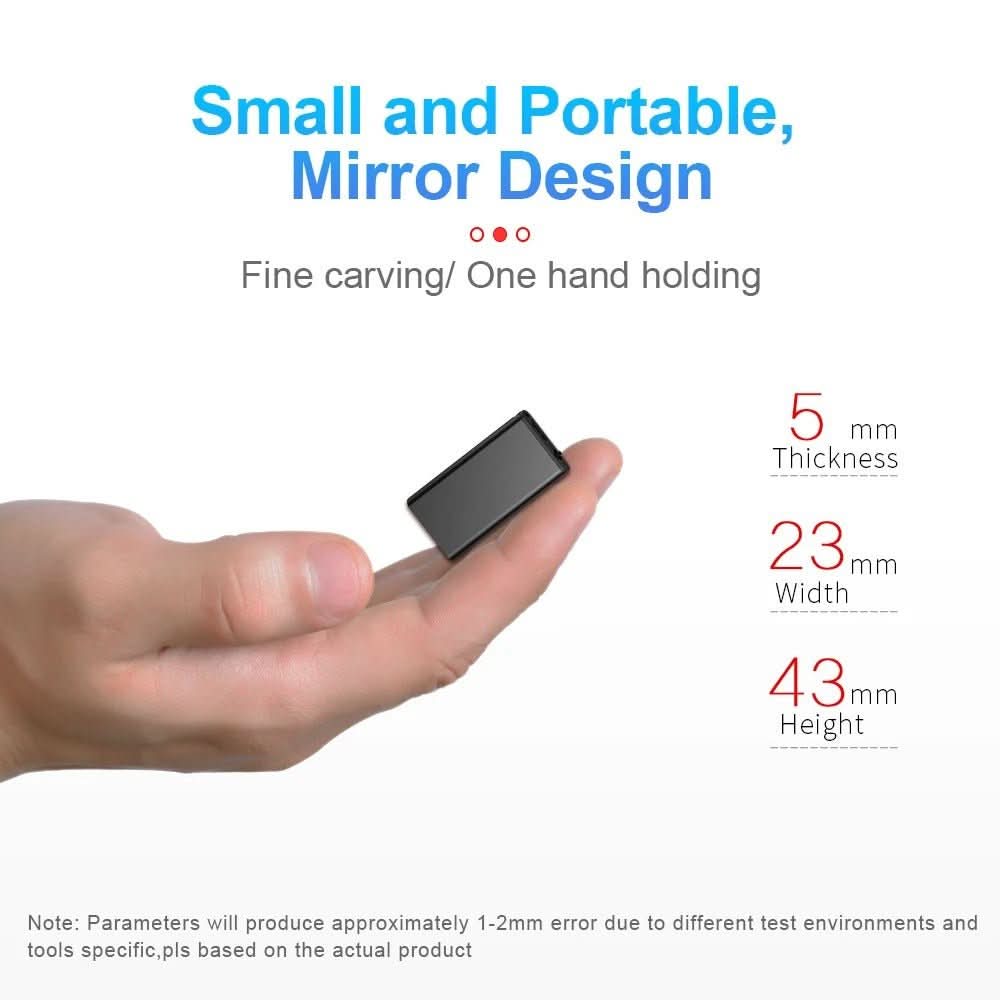 VocalLite Mini Ultra Light Dictation Device With Voice Activation And 32 GB Storage | Temsk