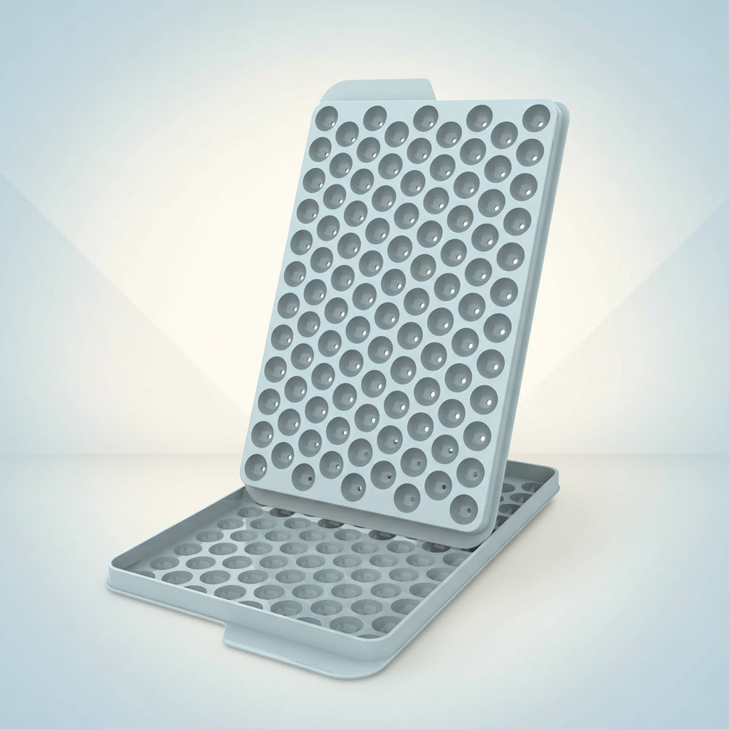 Mini Silicone Ice Ball Tray For Bottles With Lid Compact | Temsk
