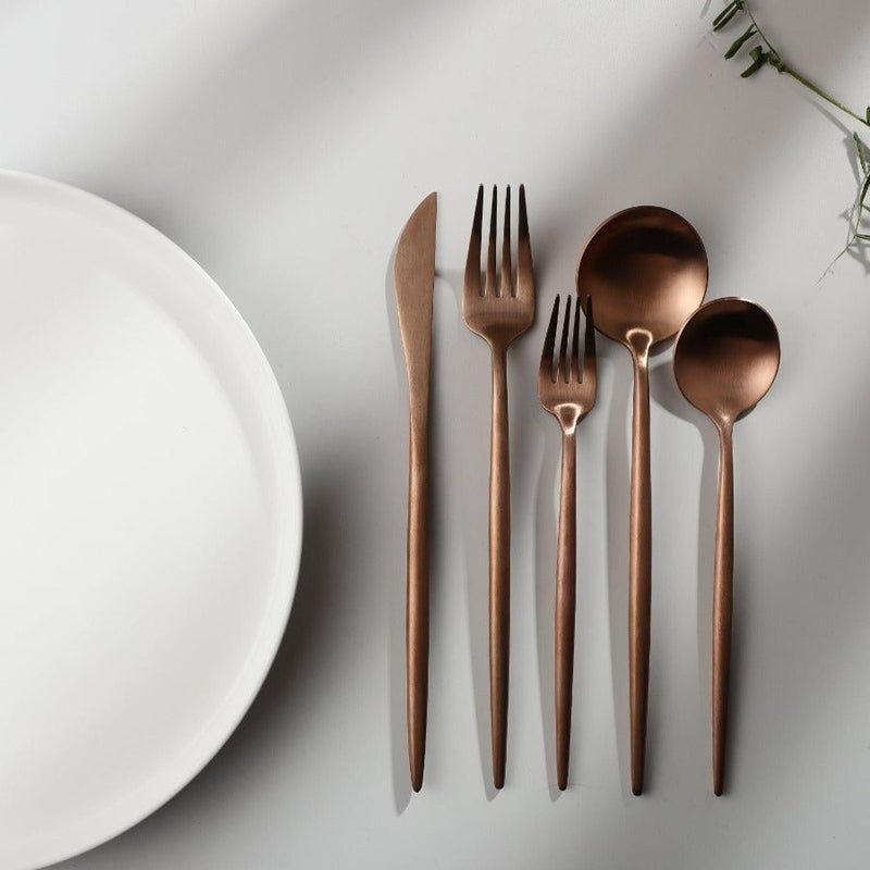 Daily Dining Flatware In Clean Minimalist Style For Everyday Use | Temsk