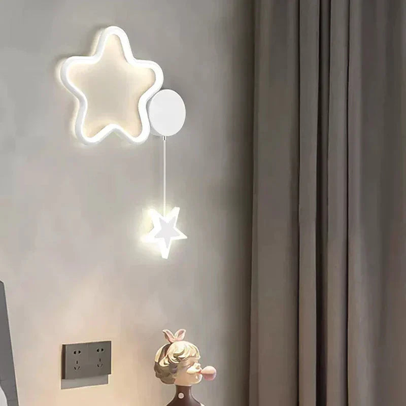 LunaCrest Moon And Cloud Wall Lamp For Bedroom Decor | Temsk