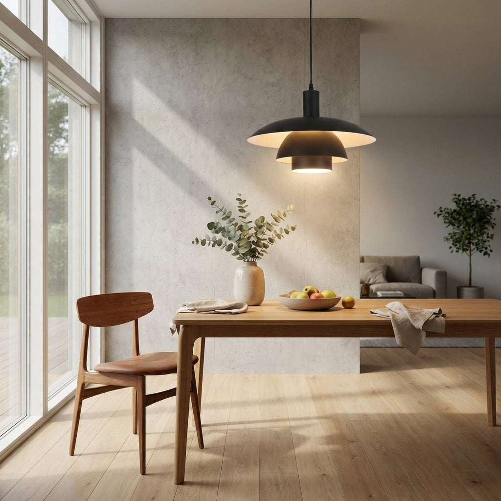 Modern UFO Pendant Light In Metal, 12 Inch, Contemporary Design | Temsk