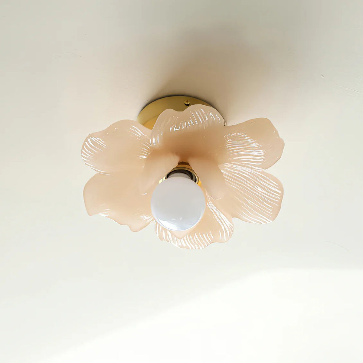 Blossom Resin and Brass Ceiling Light for Bedroom and Hallway | Temsk