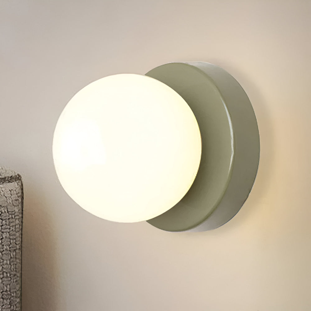 Glaskugel-Wandlampe für Innenräume, runde Wandleuchte | Temsk