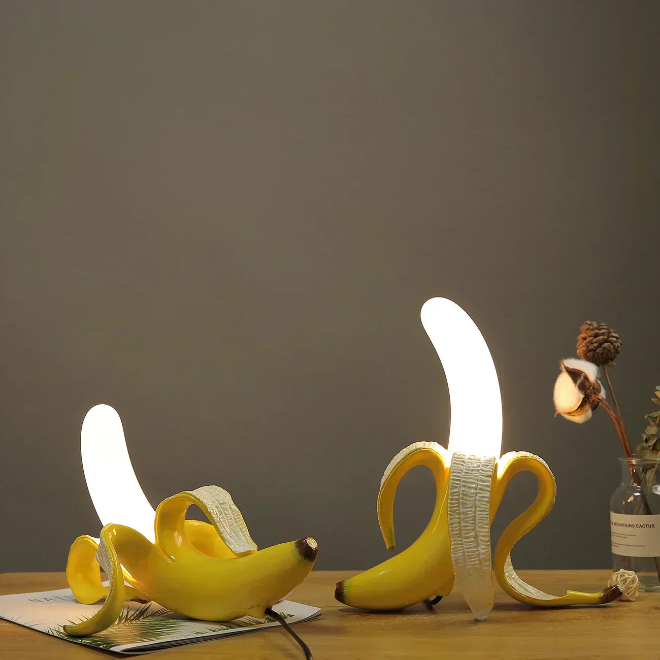 BananaGlow Modern Banana Lamps For Home Accent Lighting | Temsk