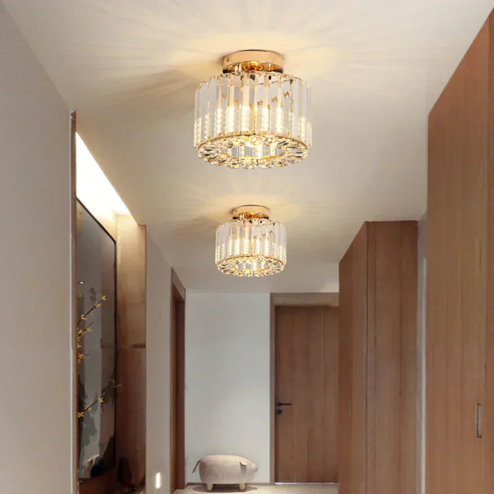 Aurora Crystal Ceiling Light For Elegant Ambience With LED | Temsk
