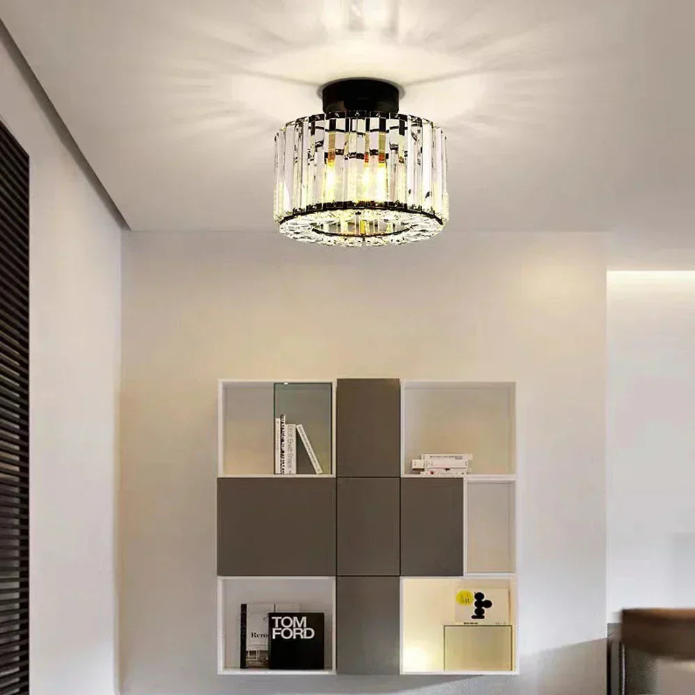 Aurora Crystal Ceiling Light For Elegant Ambience With LED | Temsk
