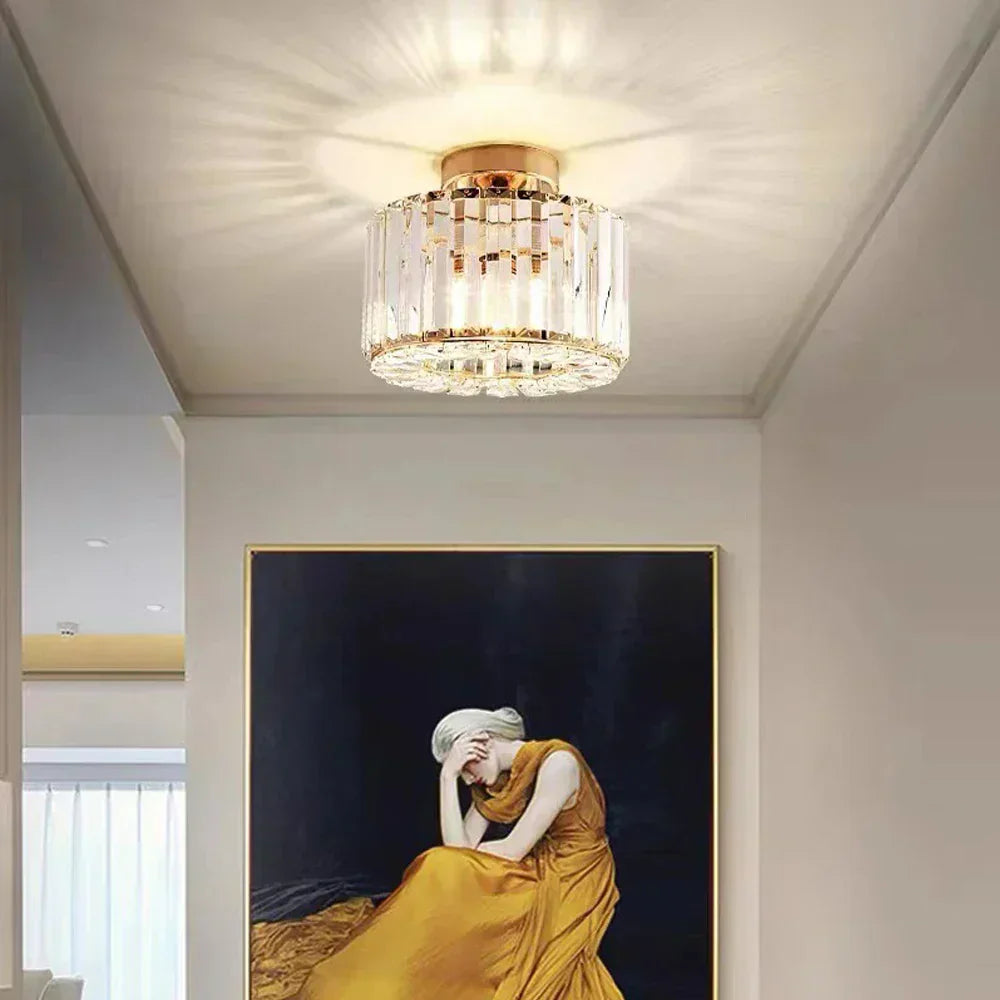 Aurora Crystal Ceiling Light For Elegant Ambience With LED | Temsk