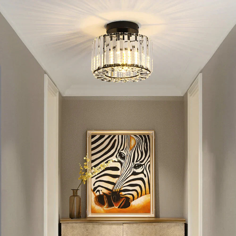 Aurora Crystal Ceiling Light For Elegant Ambience With LED | Temsk