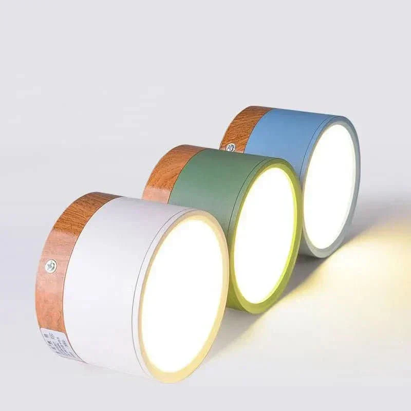AeroNest Modern Dimmable LED Ceiling Light With Wood Design | Temsk