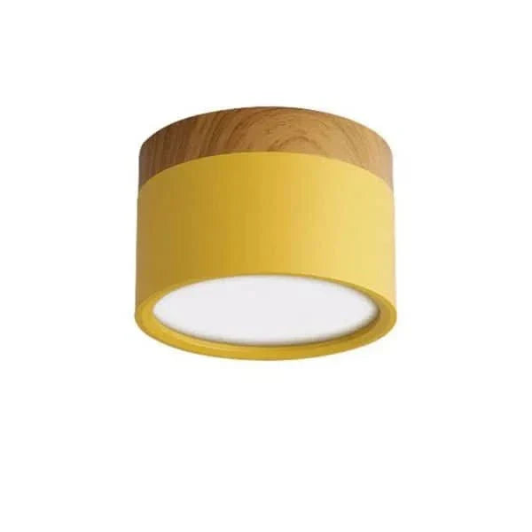 AeroNest Modern Dimmable LED Ceiling Light With Wood Design | Temsk