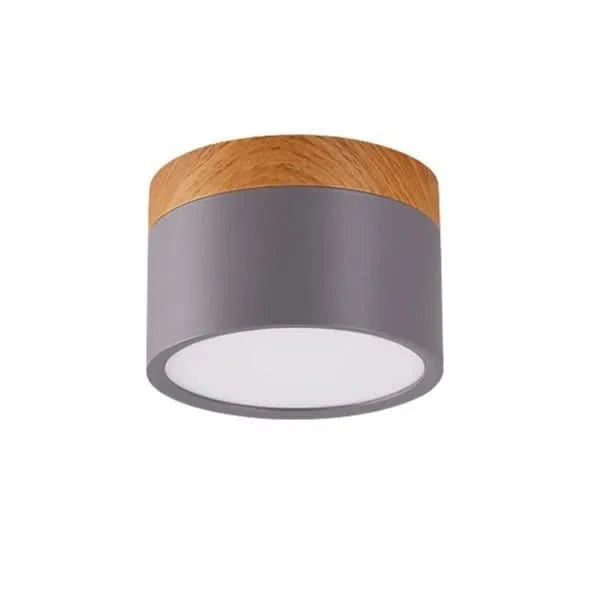 AeroNest Modern Dimmable LED Ceiling Light With Wood Design | Temsk