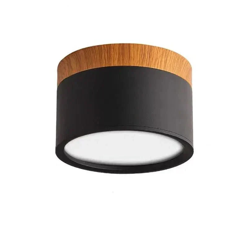 AeroNest Modern Dimmable LED Ceiling Light With Wood Design | Temsk