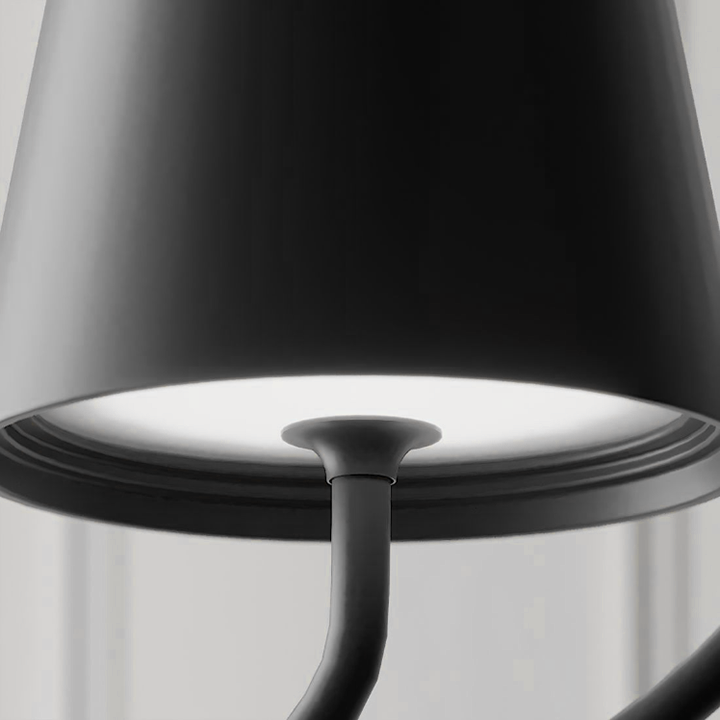 LumiLoop wiederaufladbare hängende Pendelleuchte für moderne minimalistische Innenräume | Temsk