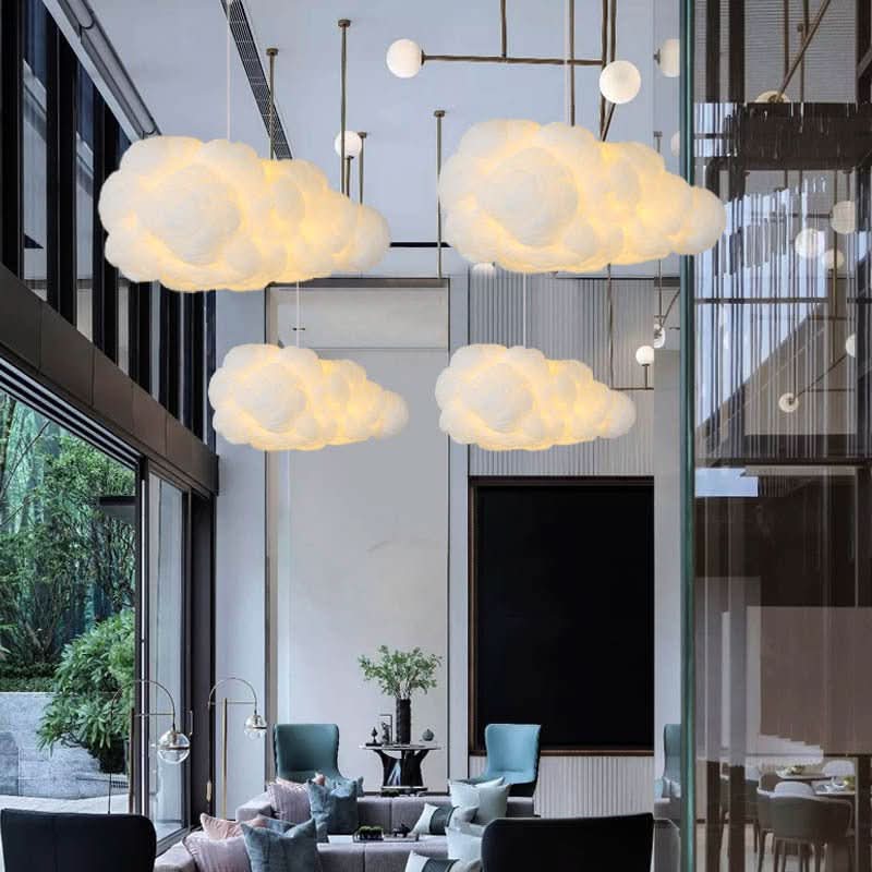 NovaLuxe Duo Modern Pendant Light With Two White Shades For Stylish Bedroom Lighting | Temsk