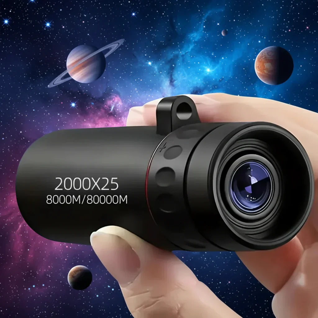 Venkovní monokulární dalekohled s HD 2000x25 zoomem | Temsk