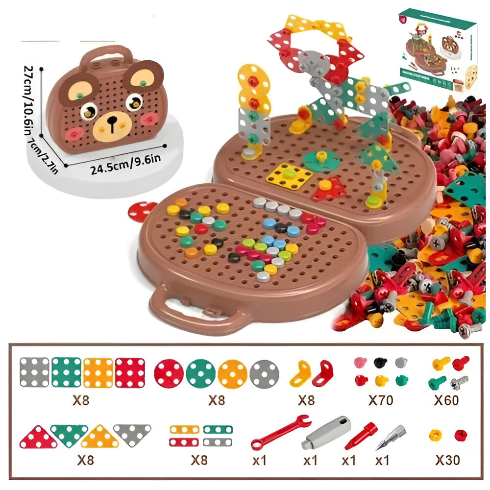 Montessori Inspired Building Set For Kids STEM Activity Kit | Temsk