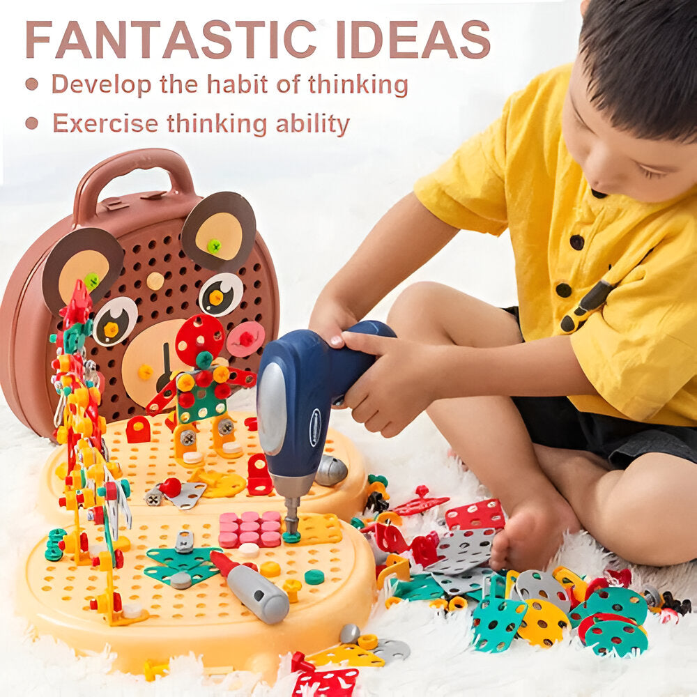 Montessori Inspired Building Set For Kids STEM Activity Kit | Temsk