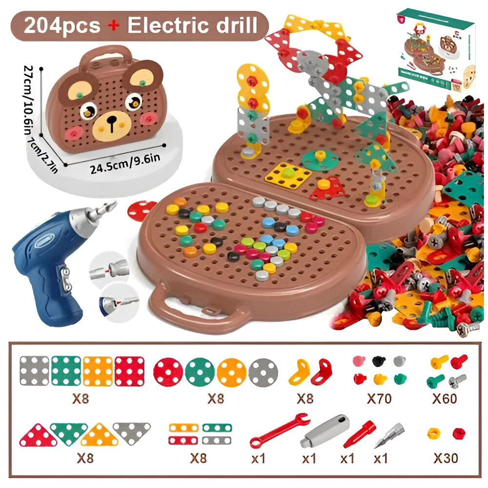 Montessori Inspired Building Set For Kids STEM Activity Kit | Temsk