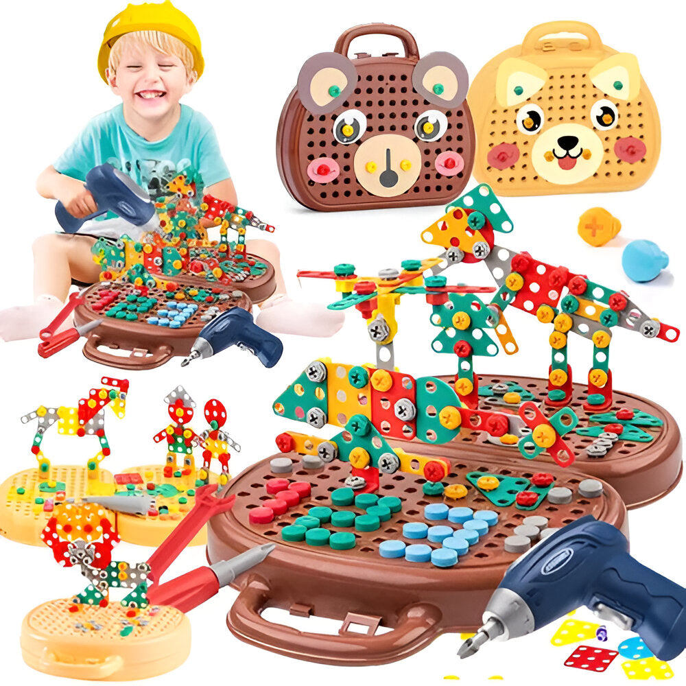 Montessori Inspired Building Set For Kids STEM Activity Kit | Temsk